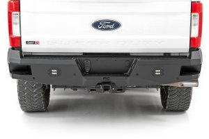 Ford F-350 Super Duty Rear Bumper - Rough Country - LED - '17-'22 Ford F-350 Super Duty Rear Bumper - Rough Country - LED - '17-'22